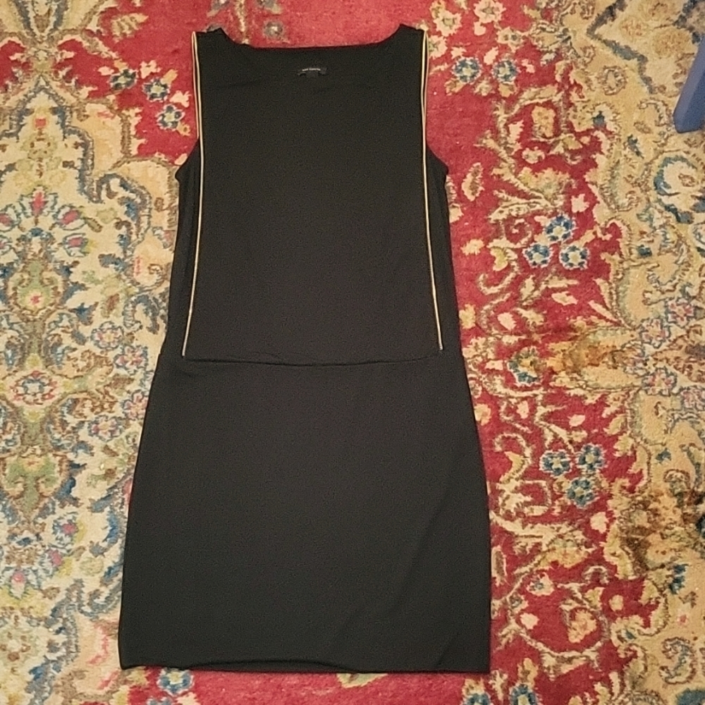 ANN TAYLOR Short Black Sleeveless Dress Size S